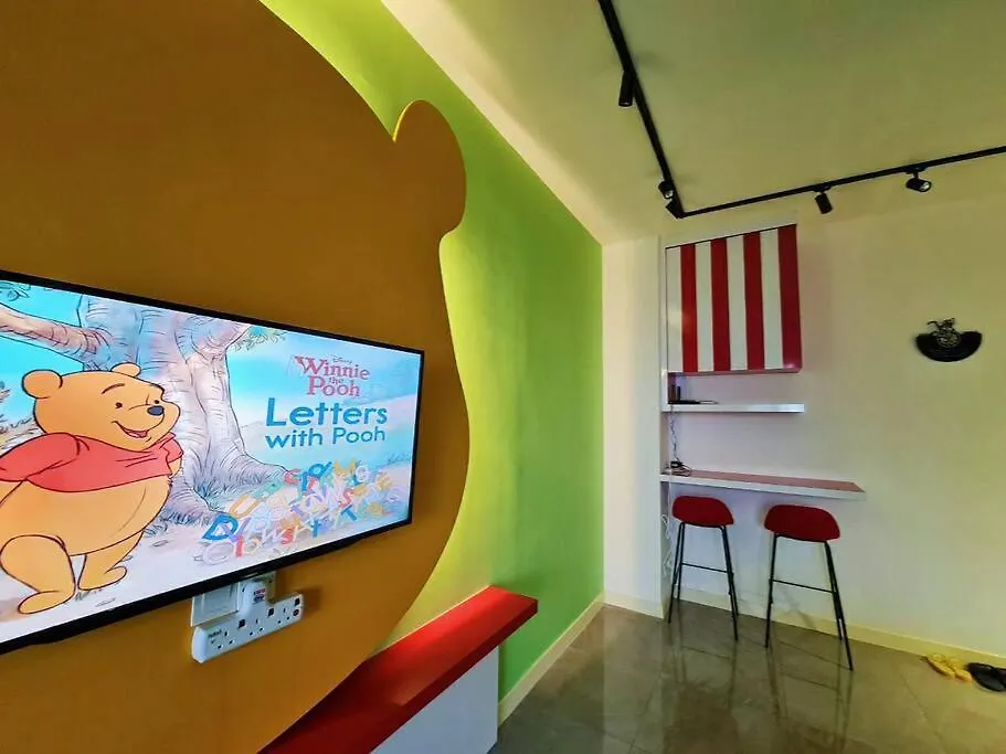 Winniethepooh#Bathtubpoolseaview Malacca 公寓